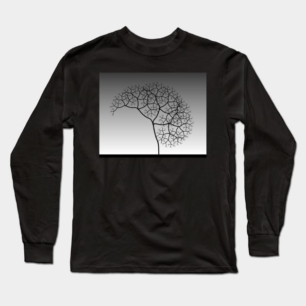 Fractal tree Long Sleeve T-Shirt by My Tiny Apartment